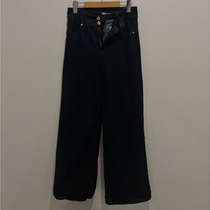 INC International Concepts Dark Blue high waisted Wide-Leg Jeans